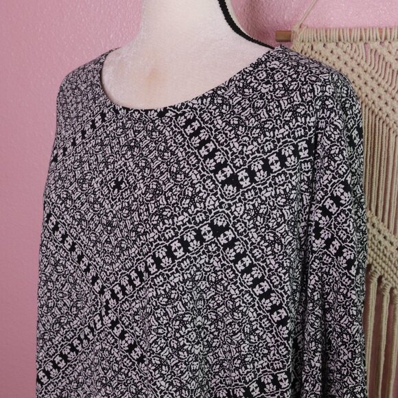 Lucky Brand | 3/4 Sleeve Tunic Top XL - Picture 3 of 8